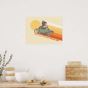 Poster HARRY POTTER™ Hagrid Magical Summer Road Trip