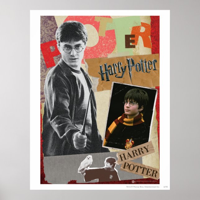 Poster Harry Potter hier et aujourd'hui (Devant)
