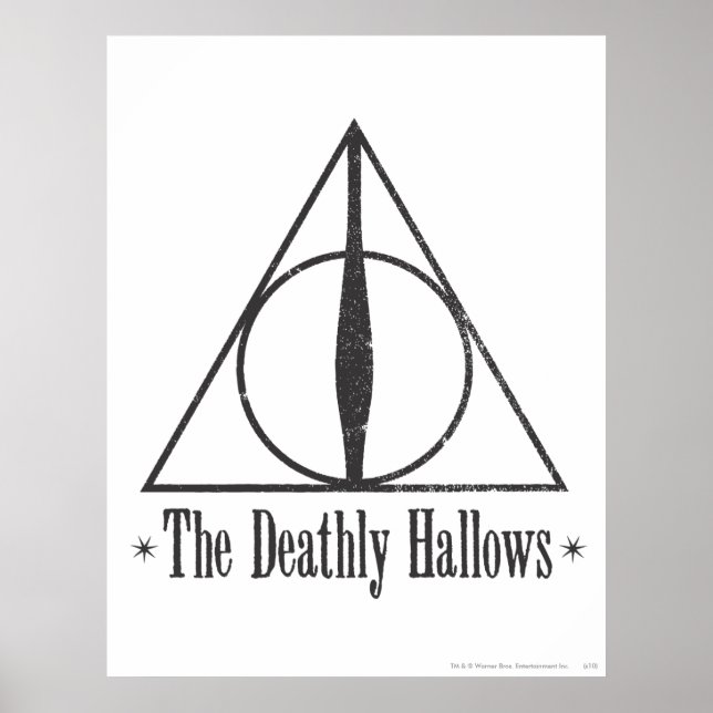 Poster Harry Potter | L'emblème des Reliques de la mort (Devant)