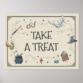 Poster Harry Potter Premier Anniversaire Prenez Un Soin