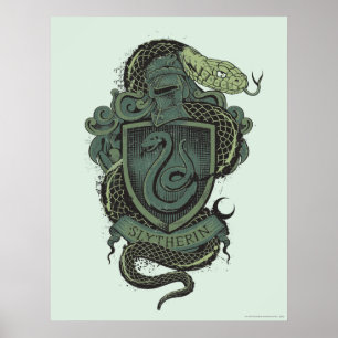 Poster Harry Potter   Slytherin Crest