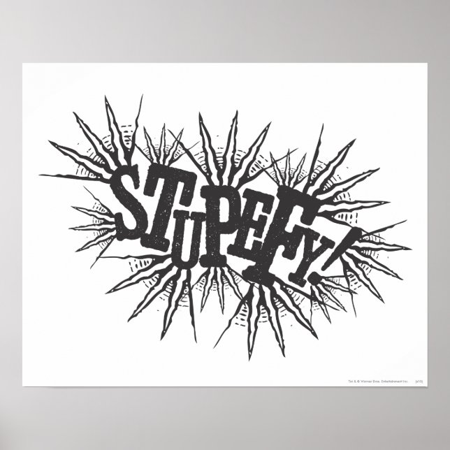 Poster Harry Potter Sortilège | Stupefy! (Devant)
