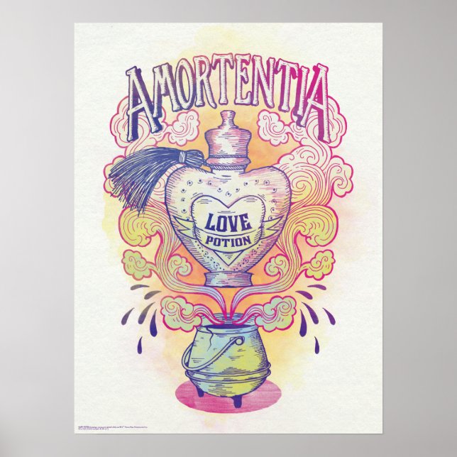 Poster Harry Potter Spell | Amortentia Love Potion Boutei (Devant)