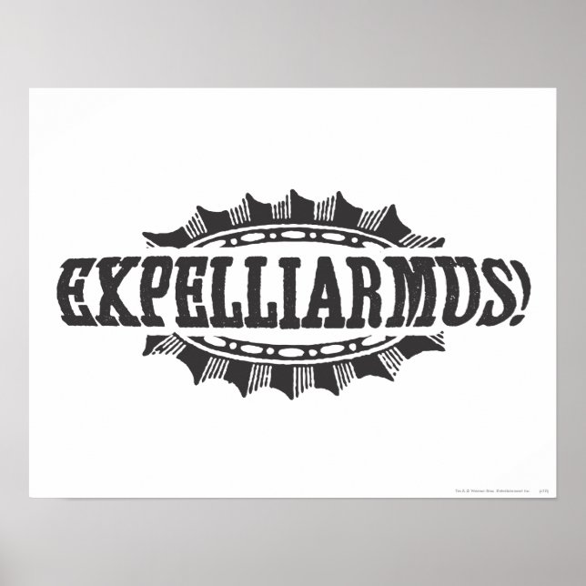 Poster Harry Potter Spell | Expelliarmus ! (Devant)