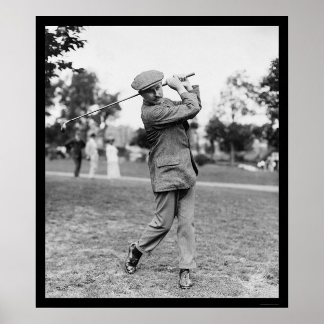 Poster Harry Vardon, six fois champion américain de golf  (Devant)