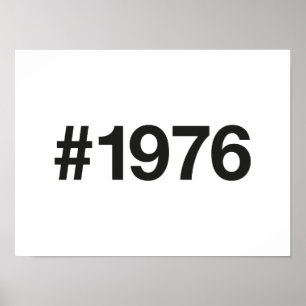Poster Hashtag 1976 49 Anniversaire
