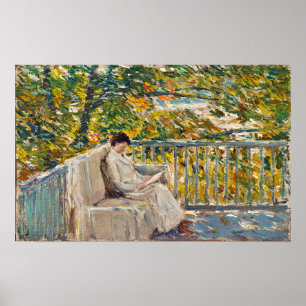 Poster Hassam - Balcon 1907