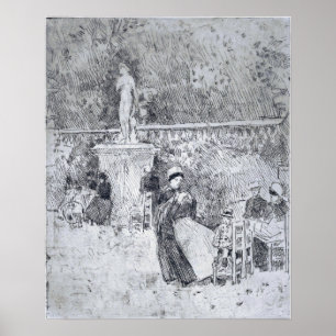 Poster Hassam - Jardin Du Luxembourg