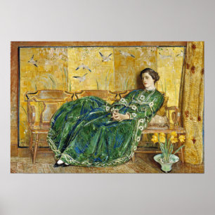 Poster Hassam - Pont Au Vieux Lyme 1908