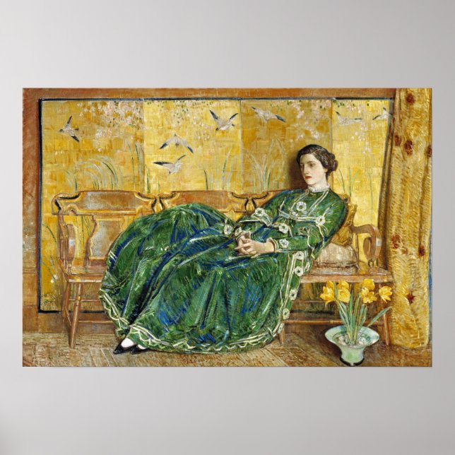 Poster Hassam - Pont Au Vieux Lyme 1908 (Devant)