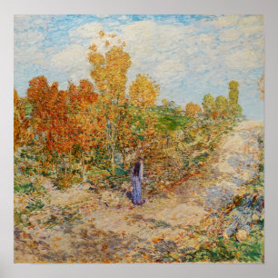 Poster Hassam - Route de Nouvelle-Angleterre 1902
