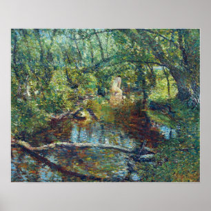 Poster Hassam - Ruisseau de soleil 1908