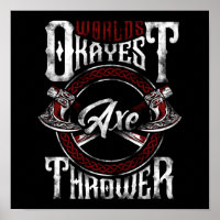 Hatchet Ax Throwing Lumberjack World's Okayest