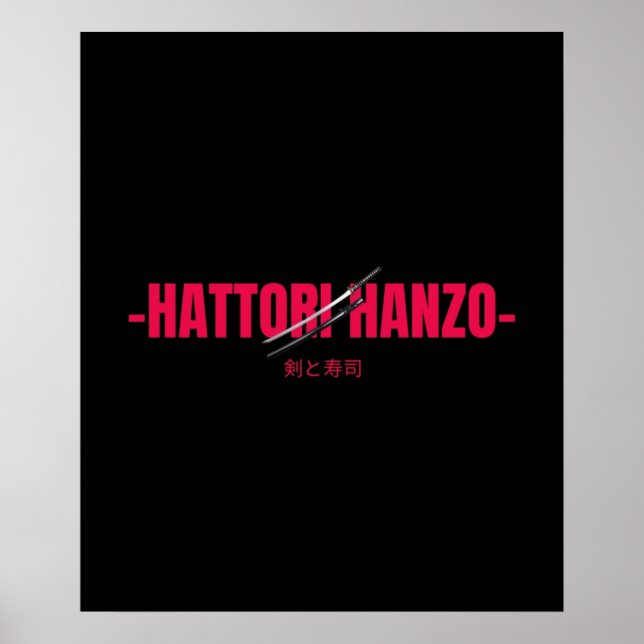 Poster Hattori Hanzo (Devant)