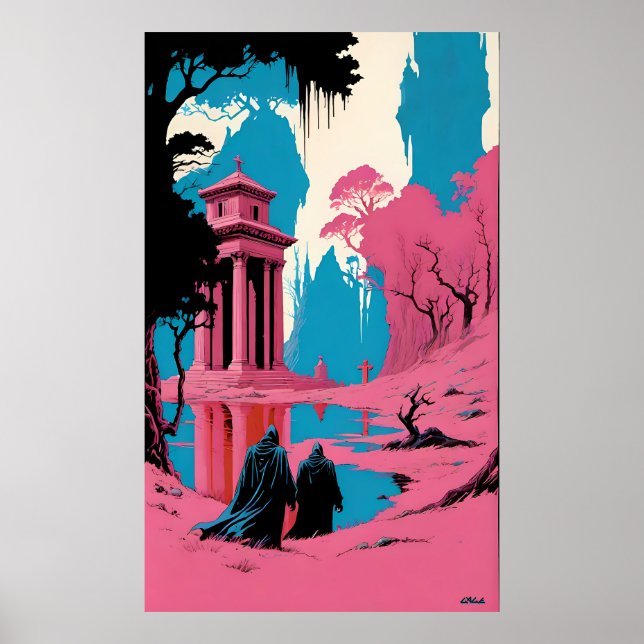 Poster Haunt du nouveau Temple des Chevaliers Vagues (Devant)