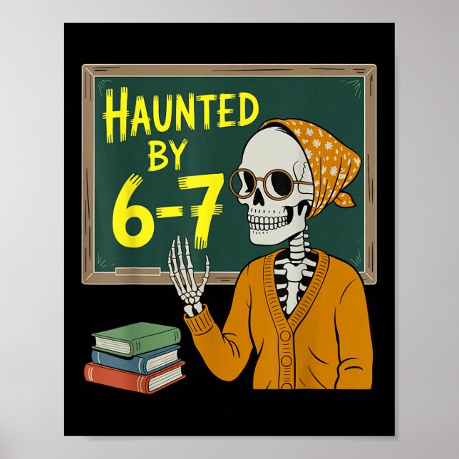 Poster Haunted Funny 67 Six Seven Meme Matching 6 7 Costu (Devant)