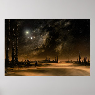 Poster Hausse de galaxie