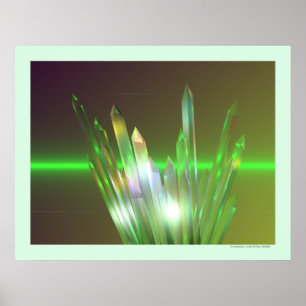 Poster Hausse en cristal