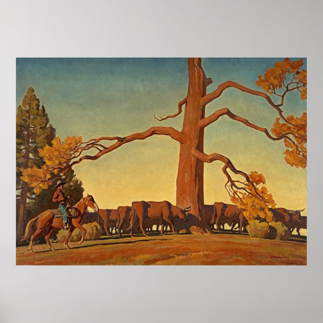 Poster Haut de la crête par Maynard Dixon (Devant)