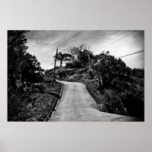 Poster haut de la route