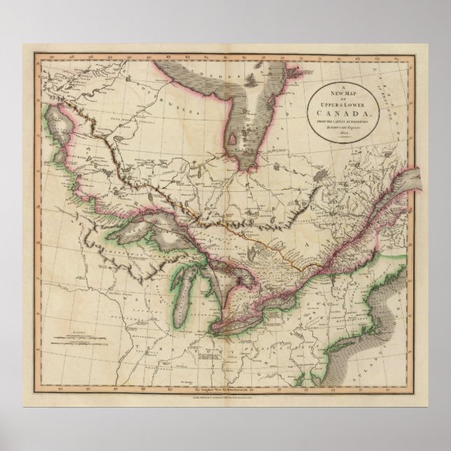 Poster Haut et Bas-Canada (Devant)