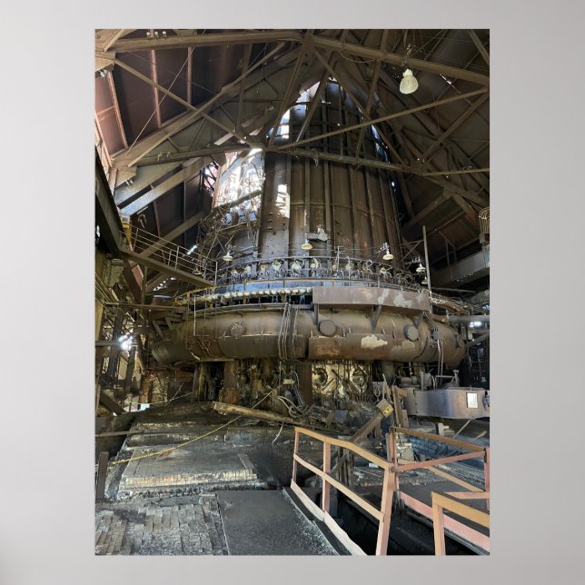 Poster Haut fourneau (Devant)