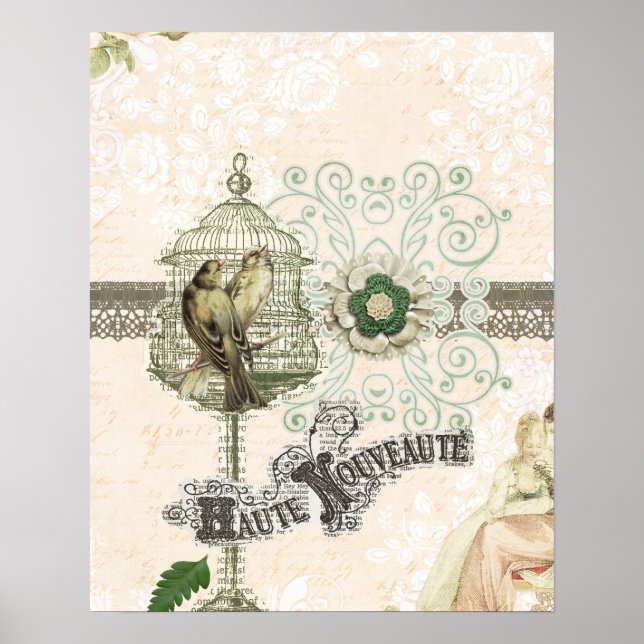 Poster Haute Nouveau à Paris (Devant)