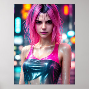 Poster Haute précision RAW couleur dramatique photo Cheve