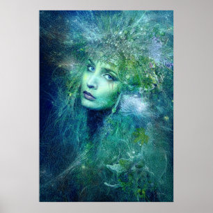 Poster Haute prêtresse d'affiche de l'eau