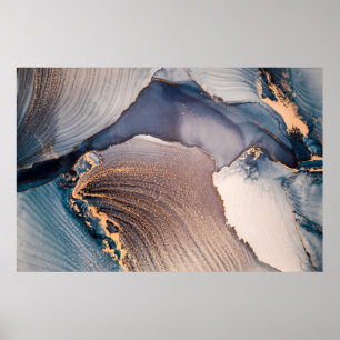 Poster Haute résolution. Peinture abstraite de luxe