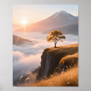 Poster Hautes Terres Célestes Matin