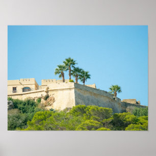 Poster Hauteurs de la Citadelle de Gozo