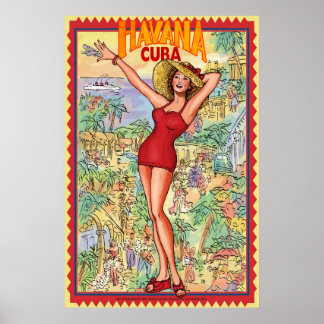Poster havana cuba