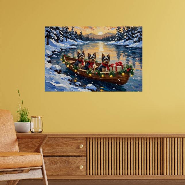 Poster Havanese Christmas Boat Holiday (Salon 2)