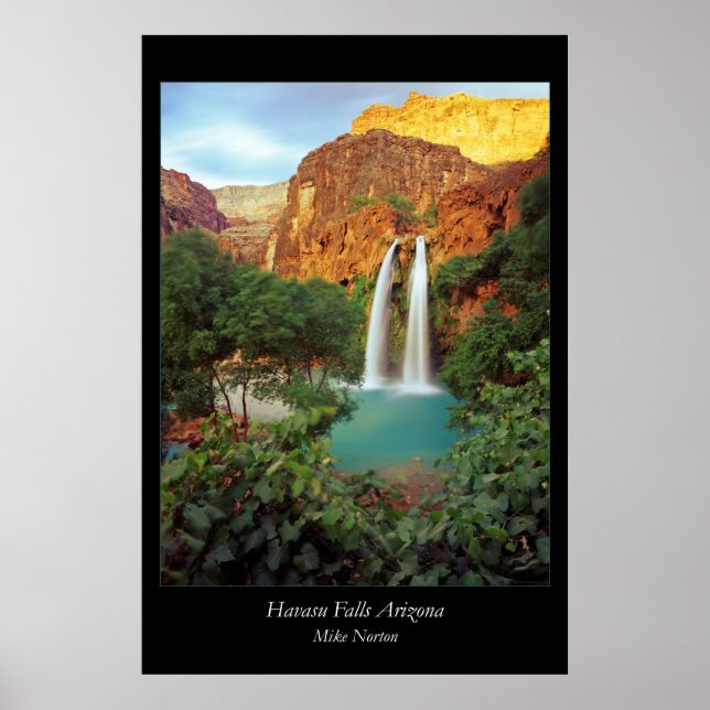 Poster Havasu Falls Arizona (Devant)
