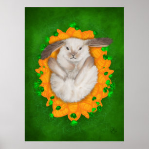 Poster Havre de carottes : Bou Blissful de Bunny Brown et