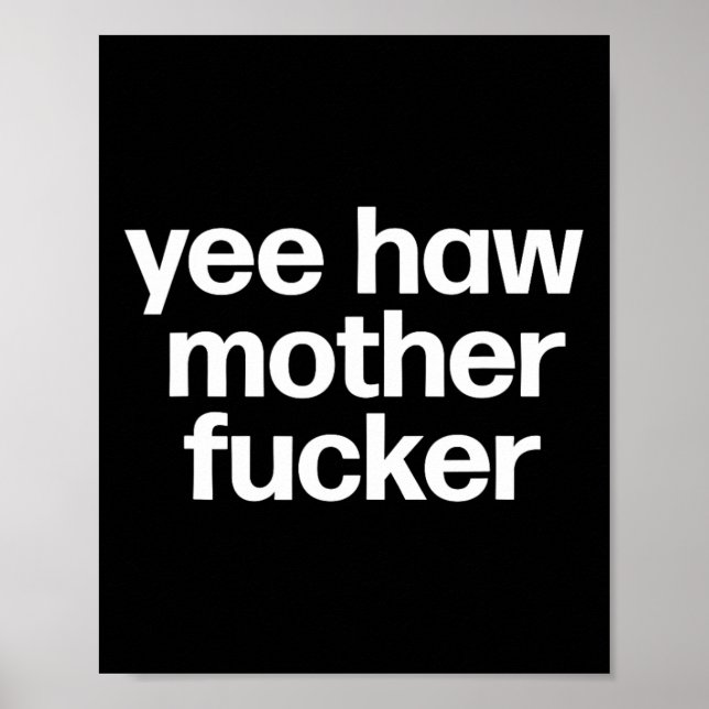 Poster Haw Mother Er Funky Southern Redneck Rodeo (Devant)