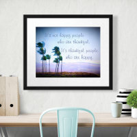 Hawaii Palm Trees Photo Merci Les gens Citation