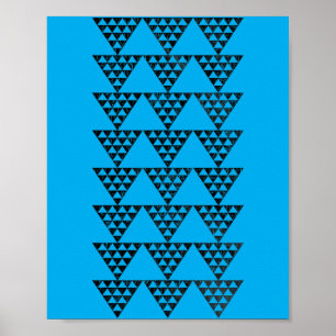 Poster Hawaii Tribal Requin th Hawaïen lynésien Maori