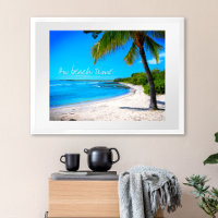 Hawaii Tropical Palm Tree Sand Photo Sur Plage Tim