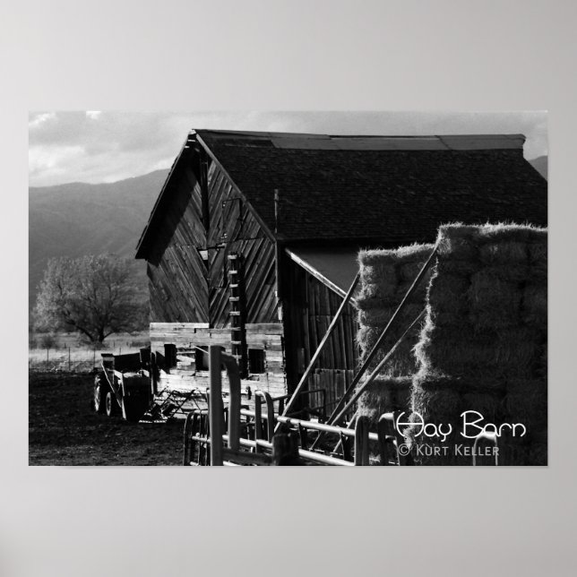 Poster Hay Barn (Devant)