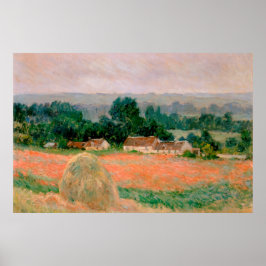Poster Haystack à Giverny - Claude Monet - 1886