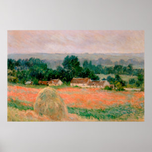 Poster Haystack à Giverny - Claude Monet - 1886
