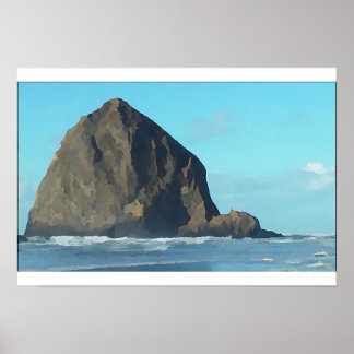 Poster Haystack Rock