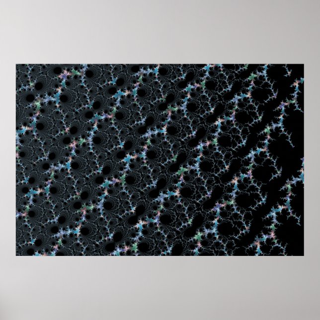 Poster Haze - Mandelbrot Fractal (Devant)