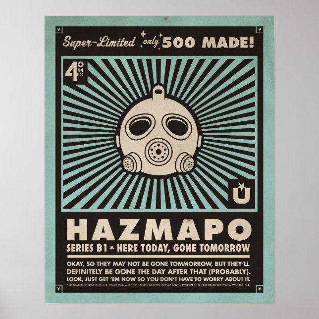 Poster HazmaPoster_Series B1 #4 (Devant)