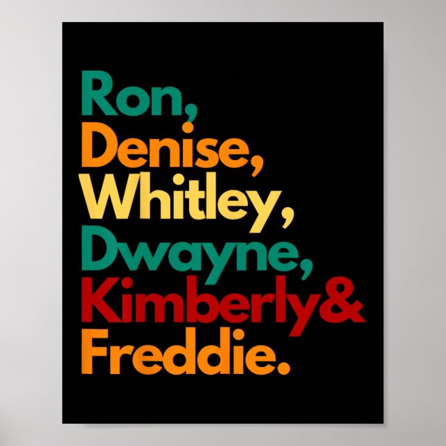 Poster Hbcu Black College Gradués Whitley Retro Pour Wom (Devant)