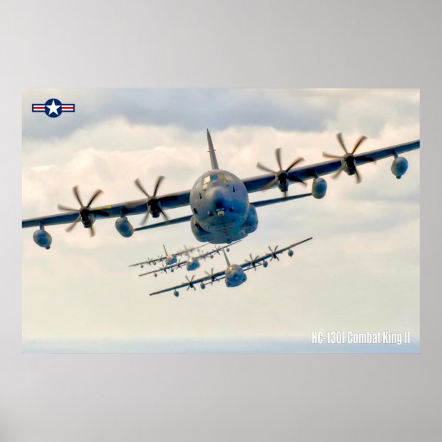 POSTER HC-130J COMBAT KING II (Devant)