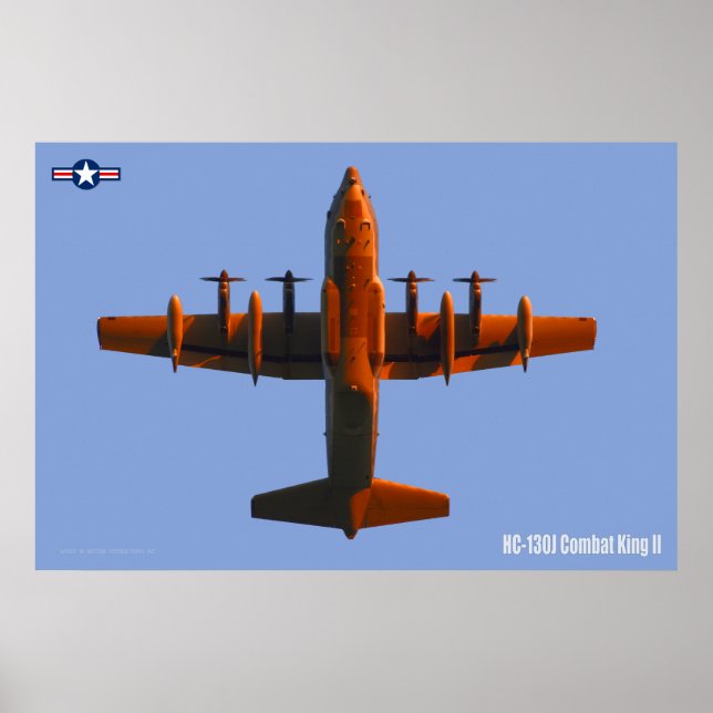 POSTER HC-130J COMBAT KING II (Devant)