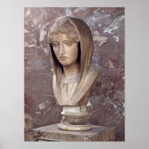Poster Head of a woman known as Aspasia of Miletos